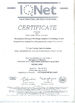 La CINA Zhangjiagang ZhongYue Metallurgy Equipment Technology Co.,Ltd Certificazioni