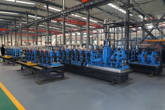 Macchina per la produzione di tubi in strisce di acciaio laminato a freddo con finitura online | Soluzione per la produzione di tubi ad alta efficienza da Φ12,7–165 mm