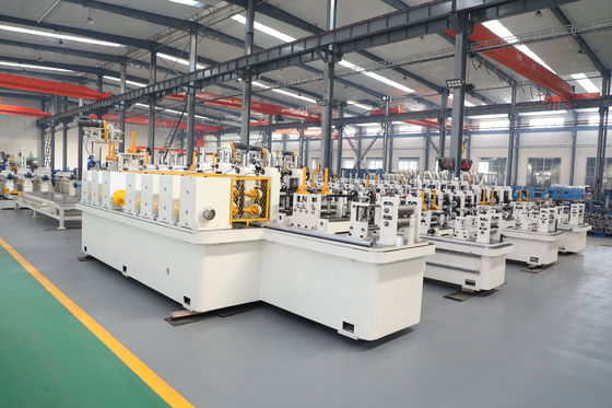 Saldatore automatico di tubi in acciaio al carbonio ad alta frequenza ASMT per la produzione di tubi industriali standard