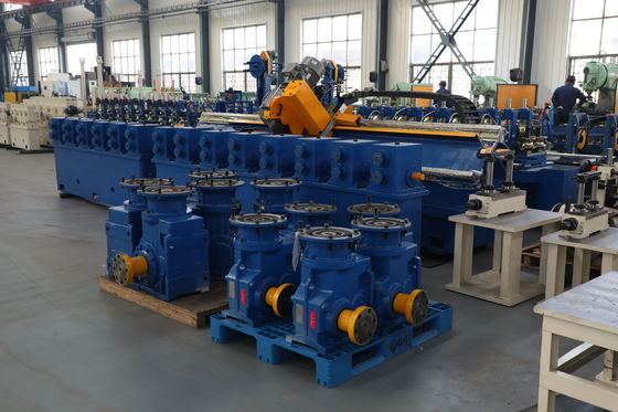 Saldatore automatico di tubi in acciaio al carbonio ad alta frequenza ASMT per la produzione di tubi industriali standard