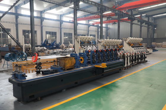Linea a stato solido della macchina del laminatoio per tubi della saldatura di HF ZY20 φ10-26mm tubo d'acciaio rotondo 0.4-1.5mm 100kW
