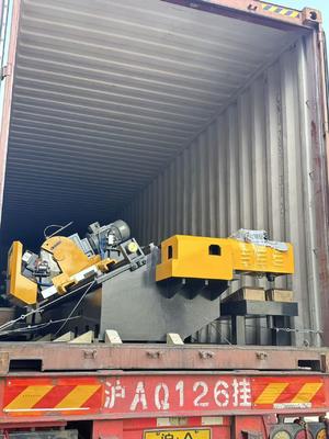 Macchina per la produzione di tubi in acciaio ASTM A53 con svolgitore per carichi pesanti per acciaio laminato a caldo da 2,0 mm a 6,0 mm